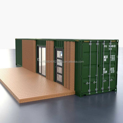 50/75/100mm Wellen-Sandwich-Panel Wand anpassbares Design 40ft Modifiziertes Containerhaus zum Wohnen oder Urlaub