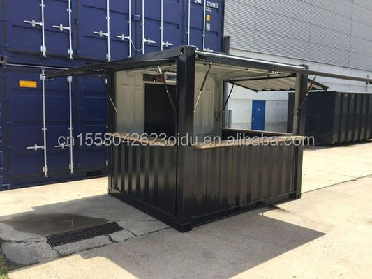 Aluminiumlegierung Fenster Mini-Pop-up-Shop Container Kaffeeshop Bar Fast-Food Restaurant Convenience Store Kiosk Booth 10ft