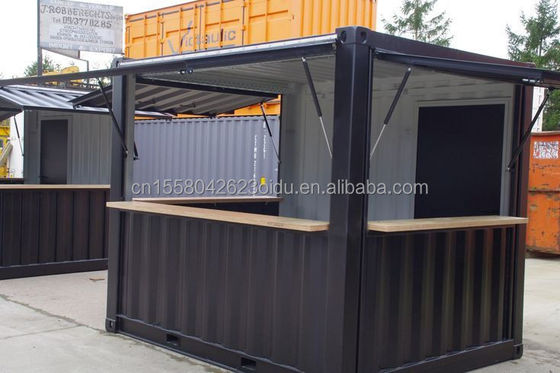Aluminiumlegierung Fenster Mini-Pop-up-Shop Container Kaffeeshop Bar Fast-Food Restaurant Convenience Store Kiosk Booth 10ft