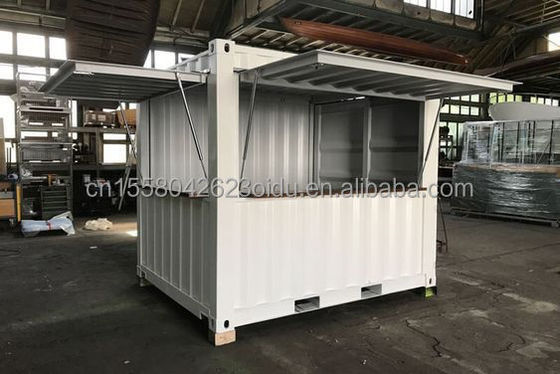 Aluminiumlegierung Fenster Mini-Pop-up-Shop Container Kaffeeshop Bar Fast-Food Restaurant Convenience Store Kiosk Booth 10ft