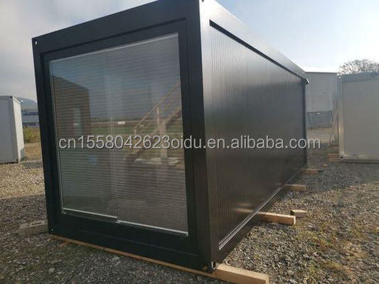 Wand 75mm Gartenarbeitshaus Grillbar 20ft Flachverpackung Behälter Mobilhaus für Familie Moderne Design Stil