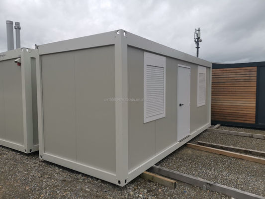 Wand 75mm Gartenarbeitshaus Grillbar 20ft Flachverpackung Behälter Mobilhaus für Familie Moderne Design Stil