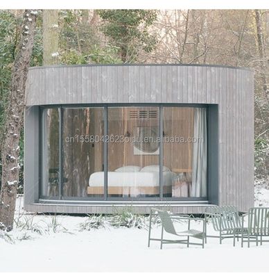 Leichtes Containerhaus aus Stahl mit einem Bad, einer Küche und Aluminiumfenstern