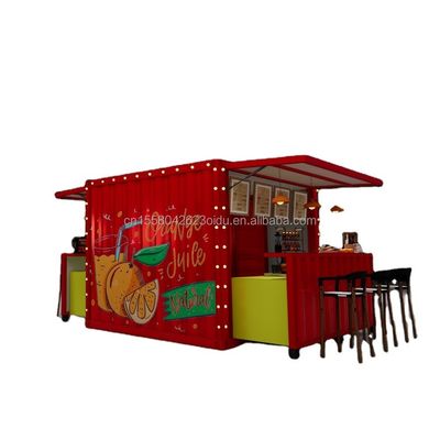 Modifizierter Versandcontainer 10 Fuß EU Mini-Pop-up-Shop für Outdoor-Fast-Food-Restaurant Kaffeebar Convenience-Shop
