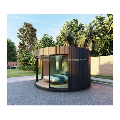 Holzhaus mit Stahlkonstruktion für Parkplätze und Hotels EU Luxus-Rund-Ferienunterkunft Option