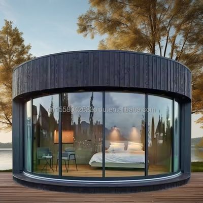 Modernes Luxus-Portables Containerhaus Vorgefertigte Stahlkonstruktion Mobile Vorgefertigte Villa Zuhause Hotel für Baumstamm Umweltschonend