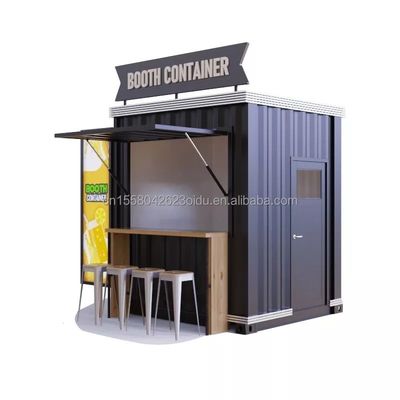 Holz Outdoor Kaffeestand Mahlzentrum Kiosk 10ft Container Shop für modernes Hotel