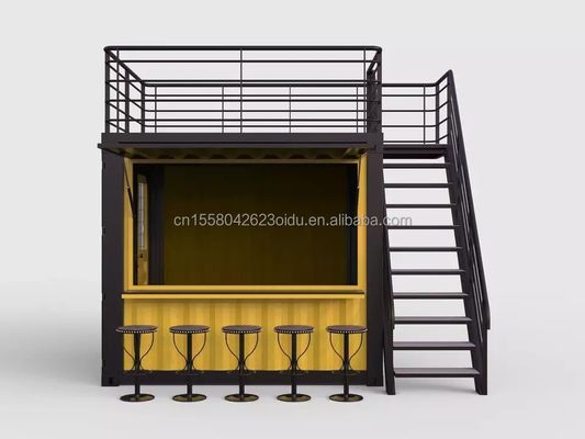 Holz Outdoor Kaffeestand Mahlzentrum Kiosk 10ft Container Shop für modernes Hotel