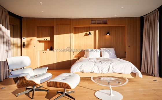 Hotel Container Häuser für Endhotels Luxus modernes Holzhaus Stahlkonstruktion Rundhaus Senglin Ferienhaus