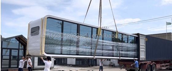 Wasserdichte 20 Fuß Containerhäuser für Luxus Mobilhaus RV Garten Hotel direkt aus dem chinesischen Land
