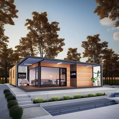 Customized Farbe 20ft 40ft Klappbare Prefab Modular Mobile Home Modernes Design Portable Container Haus für den chinesischen Handel