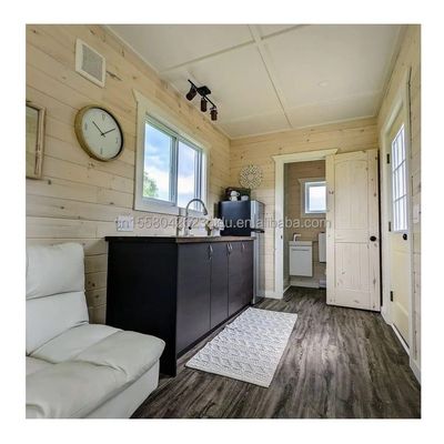 Wohn 20ft Prefab Container Haus mit Glaswand Büro Villa und zweistöckige Flat Pack Assembly