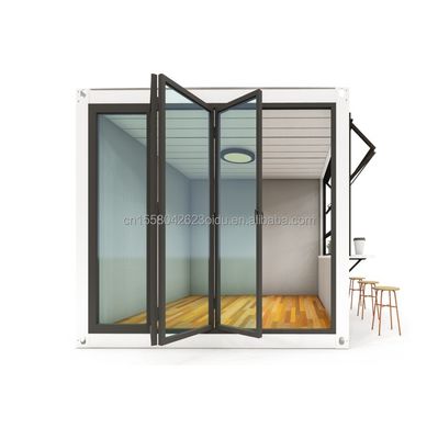 10ft Mini-Pop-up-Shop Container Kaffeeshop Bar Fast-Food Restaurant Convenience-Shop mit Aluminiumoxidfenstern