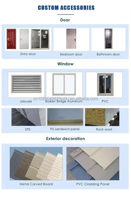 Customized Farbe 20ft 40ft Klappbare Prefab Modular Mobile Home Modernes Design Portable Container Haus für den chinesischen Handel