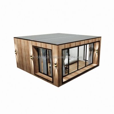 Sunshine House Container Vorgefertigtes Holzglashaus mit individueller Farbe und 40 Fuß Containerhaus