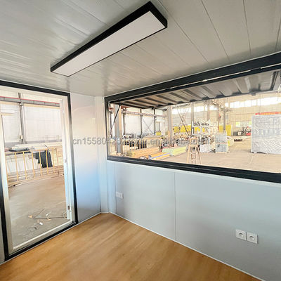 Prefab Shop Custom Pop Up Cafe Bar in 10ft und 20ft Container Kaffeehäuser mit galvanisierten Stahl quadratischen Rohren