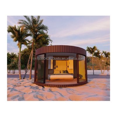 Außenraum Sudan Modernes Design Flat Pack Container Haus mit 3 Zimmern 1 Toilette 1 Küchenwand 50/75/100mm Wellen Sandwich Panel
