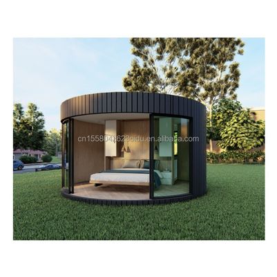 Außenraum Sudan Modernes Design Flat Pack Container Haus mit 3 Zimmern 1 Toilette 1 Küchenwand 50/75/100mm Wellen Sandwich Panel