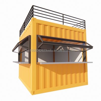 Modernes Design Stahlgebäude Flat Pack Versand Vorgefertigte Sandwichplatte Vorgefertigter Behälter Klappbares Portables Klappbares Behälterhaus