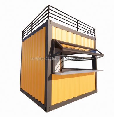 Modernes Design Stahlgebäude Flat Pack Versand Vorgefertigte Sandwichplatte Vorgefertigter Behälter Klappbares Portables Klappbares Behälterhaus