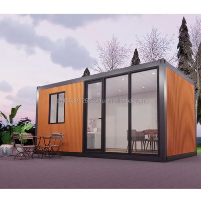 Modernes 3 Schlafzimmer Vorgefertigtes Haus Vorgefertigtes Modulares Vorgefertigtes Kleinkontinent Ausdehnbare Stahl Außenstruktur