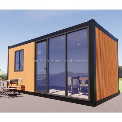 Modernes 3 Schlafzimmer Vorgefertigtes Haus Vorgefertigtes Modulares Vorgefertigtes Kleinkontinent Ausdehnbare Stahl Außenstruktur