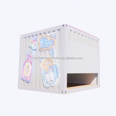 Wave Sandwich Panel Wand 10ft Pop-Up Mobile Container Haus für den Einzelhandel Laden Büro Hotel und Gewächshaus Produkt