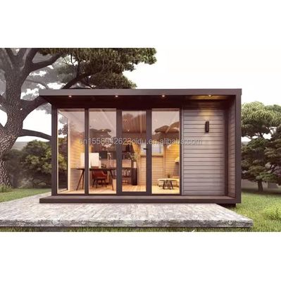 20 Fuß stapelbar schnelle Montage Mini abnehmbares portables Zuhause 2 Schlafzimmer Containerhaus mit galvanisierten Quadratrohren aus Stahl