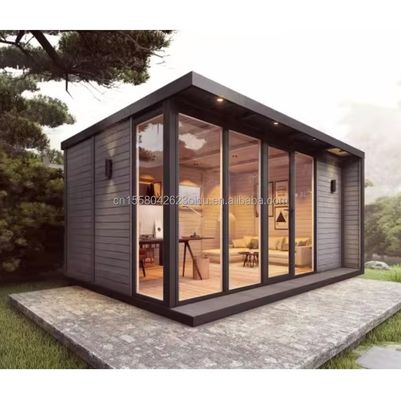 20 Fuß stapelbar schnelle Montage Mini abnehmbares portables Zuhause 2 Schlafzimmer Containerhaus mit galvanisierten Quadratrohren aus Stahl