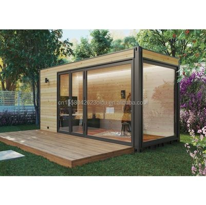 Außen Wohnzimmer Schlafzimmer Prefab Stahlkonstruktion Containerhaus für Hotel Erweiterbares kleines Wohnhaus 20ft/40ft