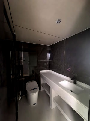 20 Fuß stapelbar schnelle Montage Mini abnehmbares portables Zuhause 2 Schlafzimmer Containerhaus mit galvanisierten Quadratrohren aus Stahl
