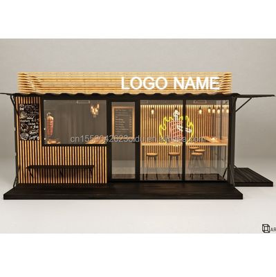 Modernes Design Vorgefertigtes Containerhaus für Büro/Außen Galvanisiertes Stahlbogen 180g Kleines Vorgefertigtes Haus Gartenhaus