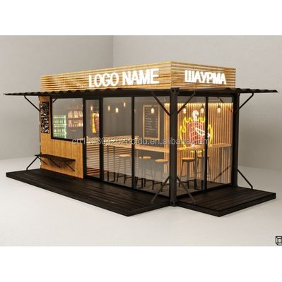 Modernes Design Vorgefertigtes Containerhaus für Büro/Außen Galvanisiertes Stahlbogen 180g Kleines Vorgefertigtes Haus Gartenhaus