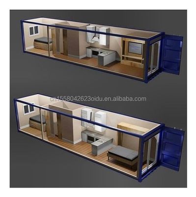 Modernes Design Vorgefertigtes Containerhaus für Büro/Außen Galvanisiertes Stahlbogen 180g Kleines Vorgefertigtes Haus Gartenhaus