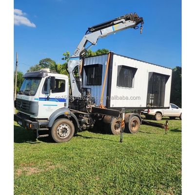 Hauptstruktur Galvanisiertes Stahlquadratrohr Flat Pack Container für den Außenbereich Modernes Design Vorgefertigte Containerhäuser