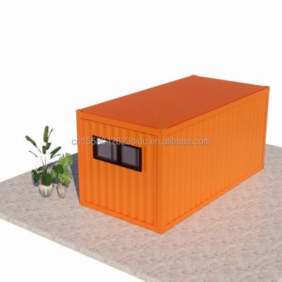 Outdoor Stahl und Sandwich Panel Flat Pack Container Haus mit Bad aus 20ft/40ft