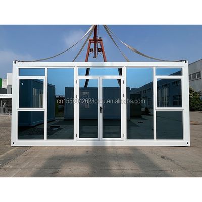 20ft vorgefertigte Containerhäuser für Paare Familien Hotels Haus Stahlrahmen Galvanisiertes Stahl biegen 180g