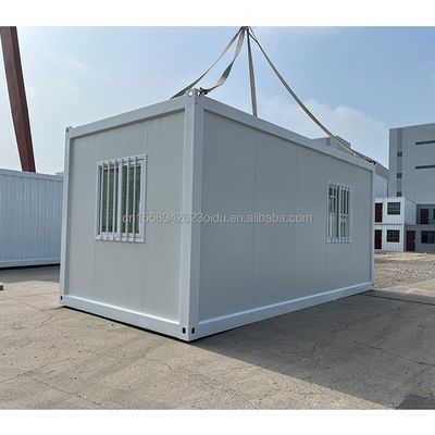 20ft vorgefertigte Containerhäuser für Paare Familien Hotels Haus Stahlrahmen Galvanisiertes Stahl biegen 180g