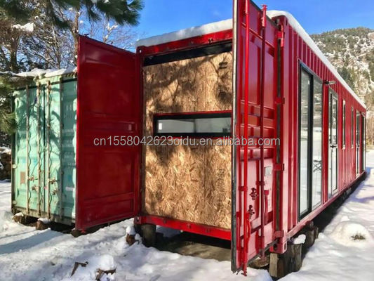 Outdoor 40Ft 20Ft Prefab Erweiterbarer Container Zuhause Tragbar 2-5 Schlafzimmer Vorgefertigtes Versandhaus Geschäft Mobil Oma Wohnung