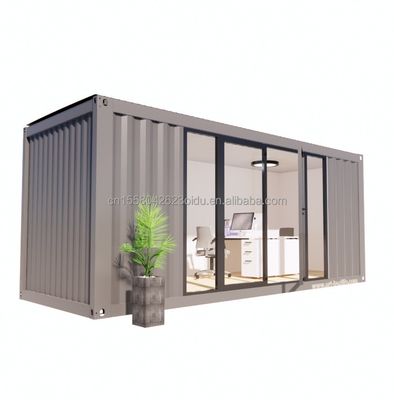 Modernes, portables, vorgefertigtes Containerhaus im Freien, mit kostenloser Installation, bewegliches Bad, Schlafzimmer und Sandwich-Panel aus Stahl