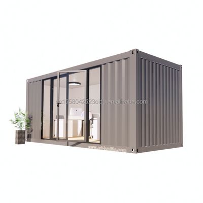 Modernes, portables, vorgefertigtes Containerhaus im Freien, mit kostenloser Installation, bewegliches Bad, Schlafzimmer und Sandwich-Panel aus Stahl