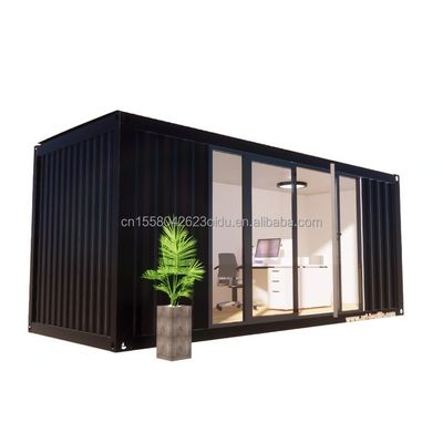 Modernes, portables, vorgefertigtes Containerhaus im Freien, mit kostenloser Installation, bewegliches Bad, Schlafzimmer und Sandwich-Panel aus Stahl