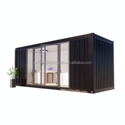 Modernes, portables, vorgefertigtes Containerhaus im Freien, mit kostenloser Installation, bewegliches Bad, Schlafzimmer und Sandwich-Panel aus Stahl