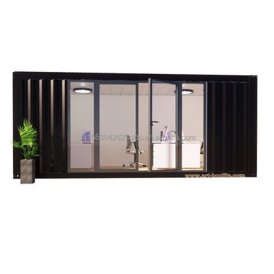 Modernes, portables, vorgefertigtes Containerhaus im Freien, mit kostenloser Installation, bewegliches Bad, Schlafzimmer und Sandwich-Panel aus Stahl