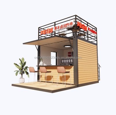 10FT Modern Design Stahlkonstruktion Container-Laden/Ladenhäuser und vorgefertigte Modularhäuser 3D-Modell/CAD-Zeichnungen