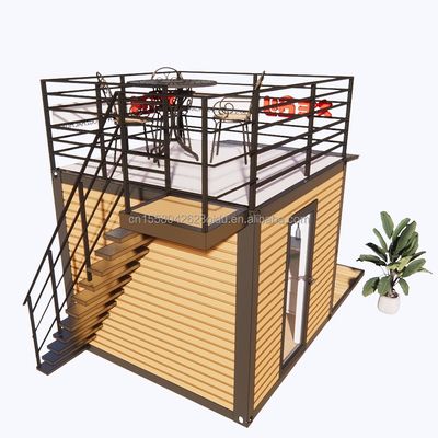 10FT Modern Design Stahlkonstruktion Container-Laden/Ladenhäuser und vorgefertigte Modularhäuser 3D-Modell/CAD-Zeichnungen