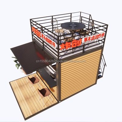 10FT Modern Design Stahlkonstruktion Container-Laden/Ladenhäuser und vorgefertigte Modularhäuser 3D-Modell/CAD-Zeichnungen