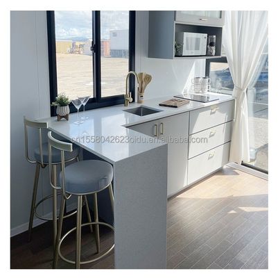 Erweiterbares, mobil klappbares, 1 Schlafzimmer kleines Haus für den Außenbereich, modernes Design, 20 Fuß, 40 Fuß, vorgefertigter Containerhaus