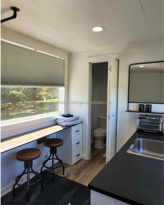 Erweiterbares, mobil klappbares, 1 Schlafzimmer kleines Haus für den Außenbereich, modernes Design, 20 Fuß, 40 Fuß, vorgefertigter Containerhaus