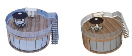 50/75/100mm Wellen Sandwich Panel Wand EU Vorgefertigtes Containerhaus für Paare Wohn- oder Hotel